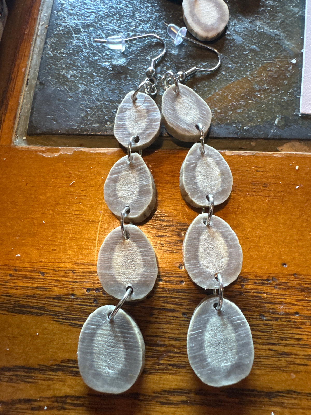 Small Quad Antler Earrings