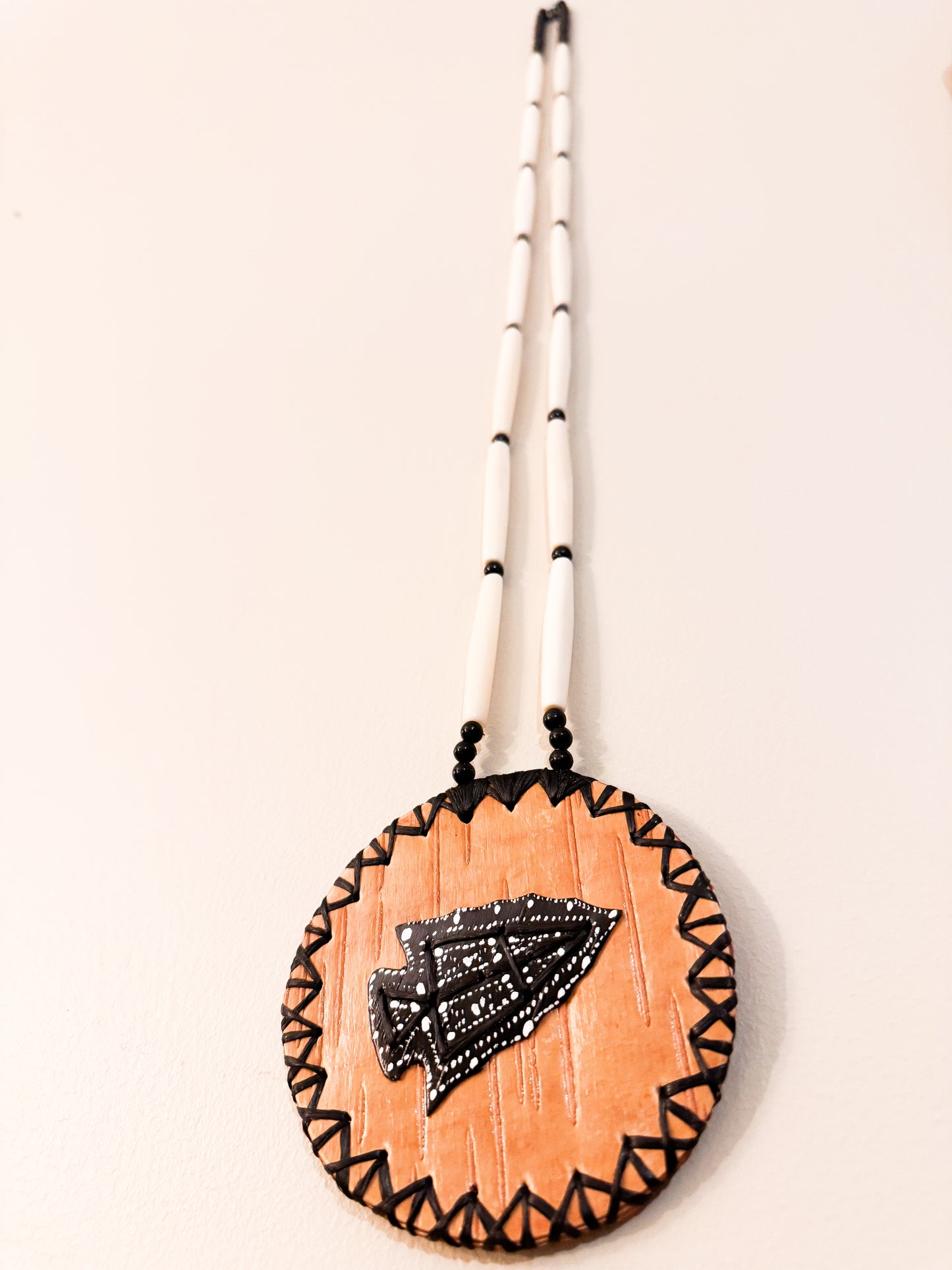 Painted Arrowhead Birch Medallion