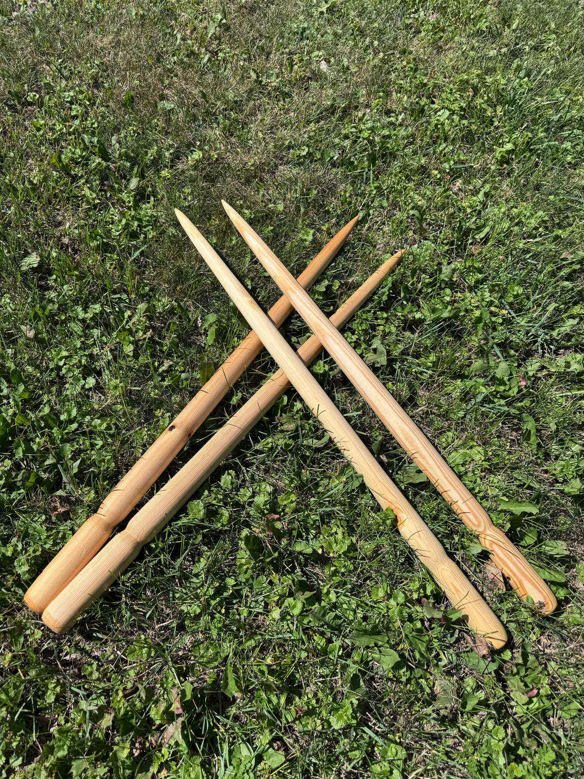 Made to order cedar ricing sticks