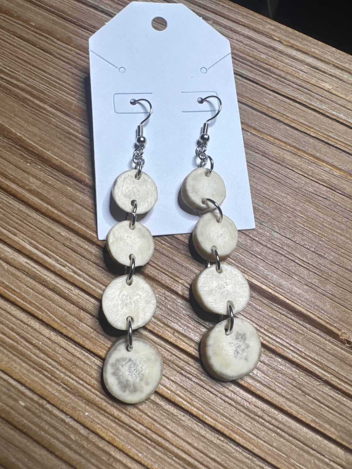 Small Quad Antler Earrings
