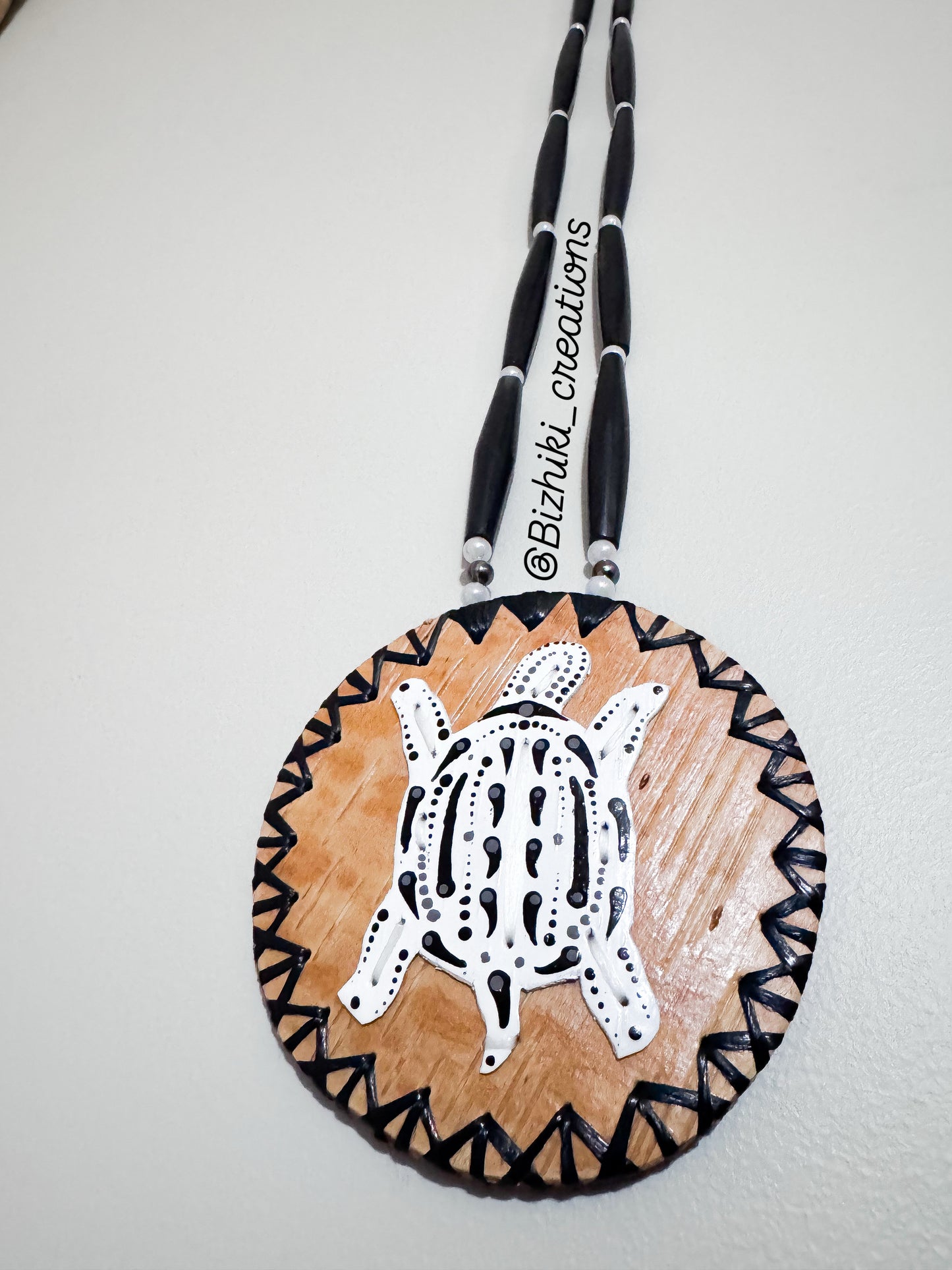 White Turtle Medallion