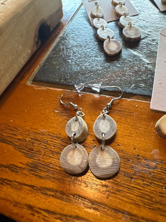 Double Antler Earrings