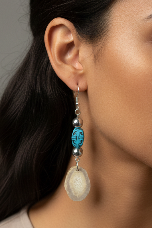 Turquoise Antler Chain