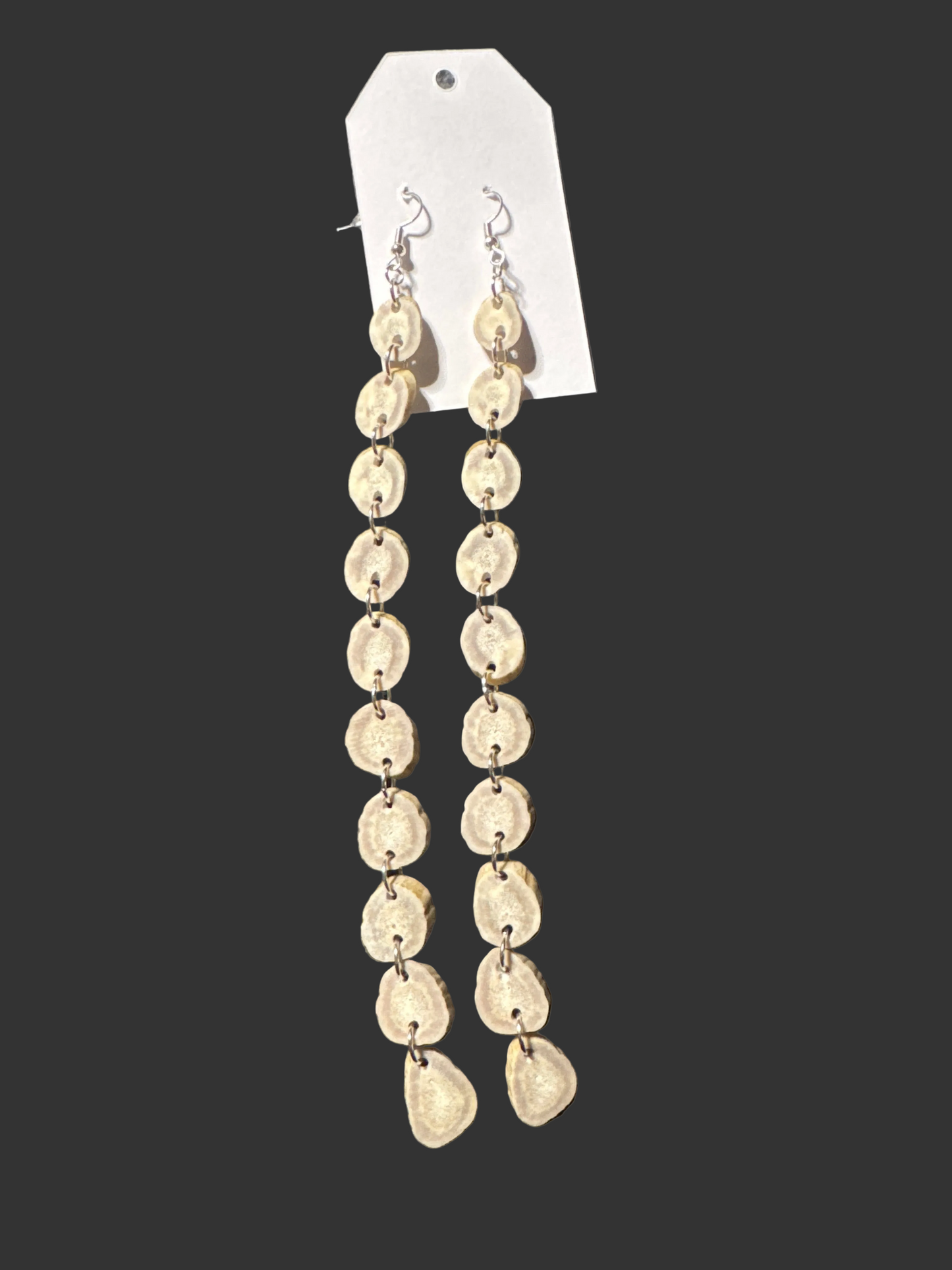 8 inch Antler Chain Earrings