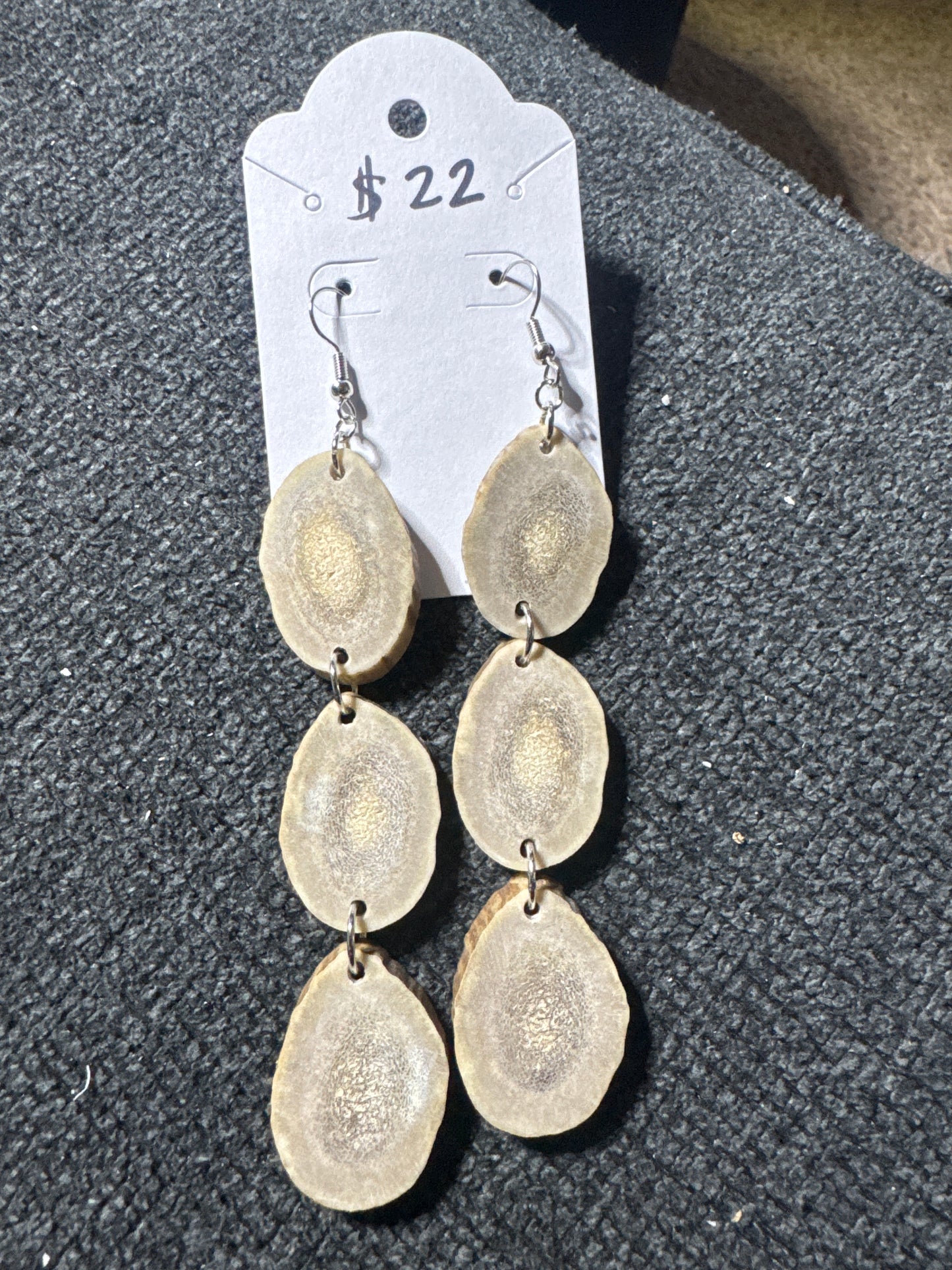 Antler Triple Earrings