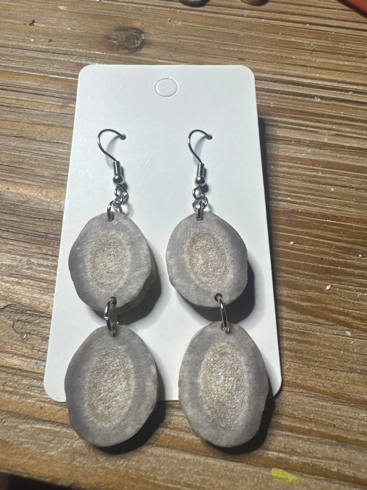 Antler Double Earrings