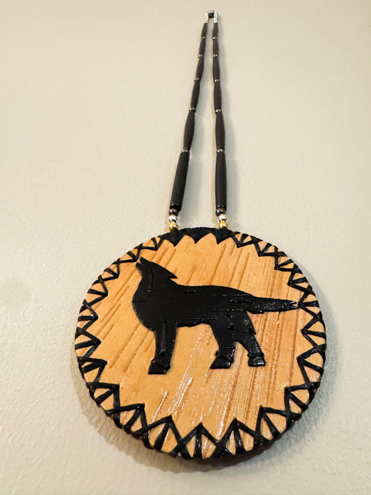 Black Wolf Medallion