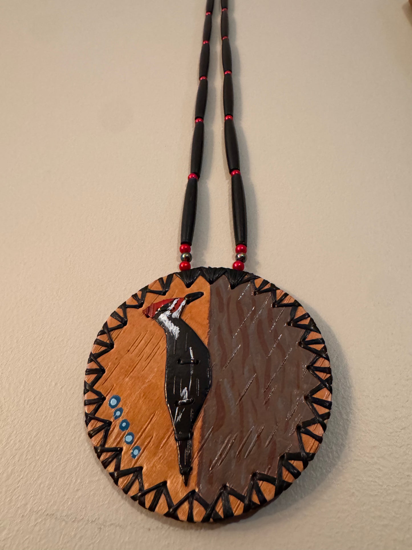 Pileated Woodpecker Medallion