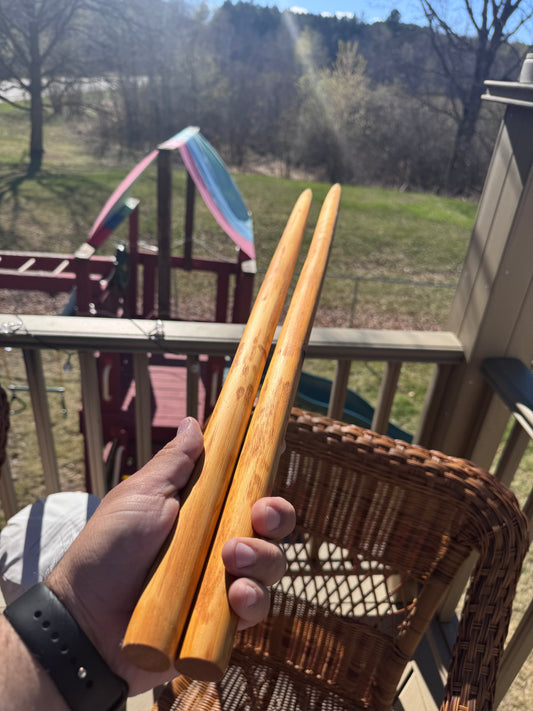 Made to order cedar ricing sticks