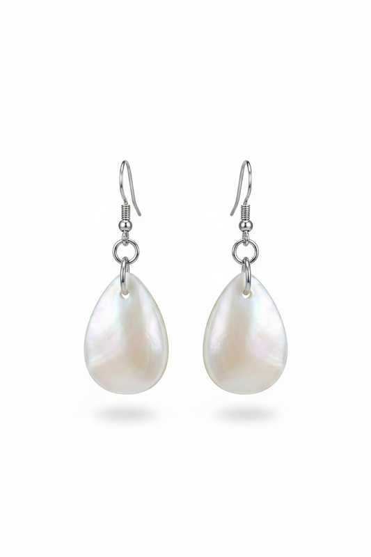Mother of Pearl Teardrop Earrings