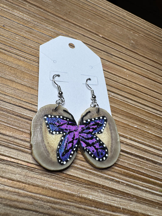 Purple Butterfly Antler