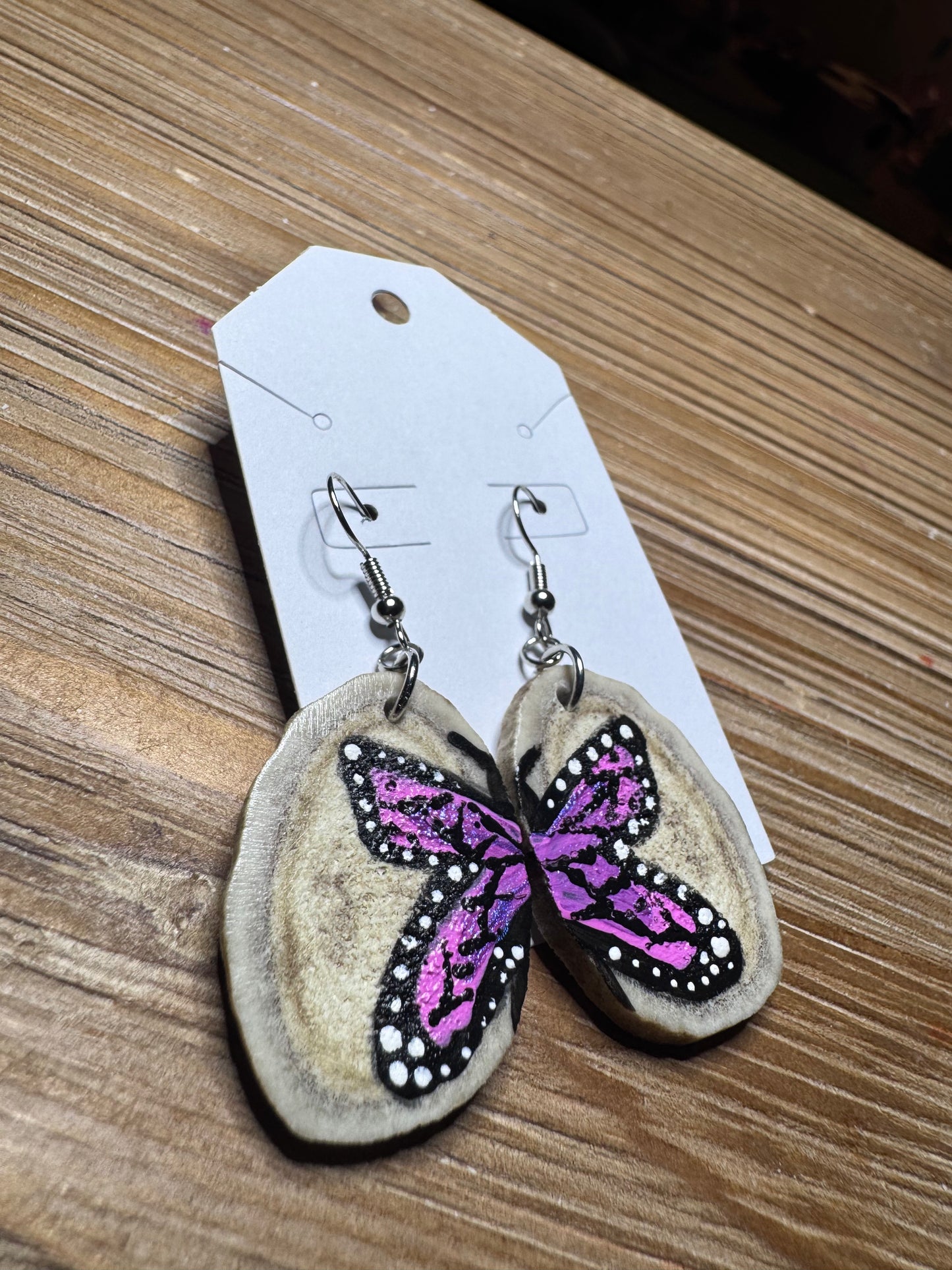 Pink Butterfly Antler