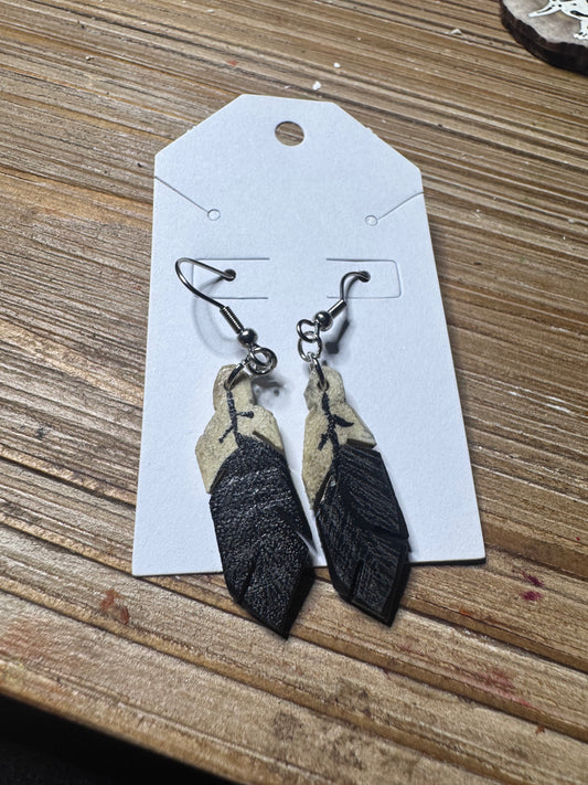 Antler Feather Pair