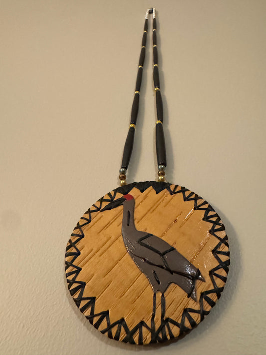 Sandhill Crane Medallion